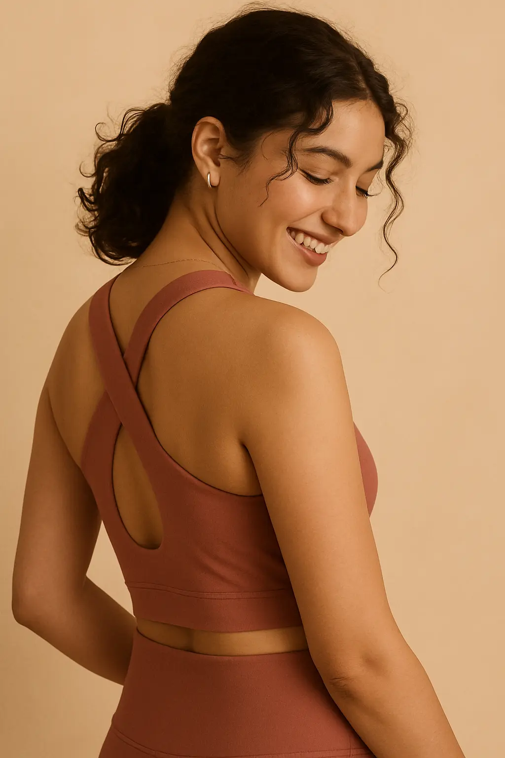 Peach Bra Tank